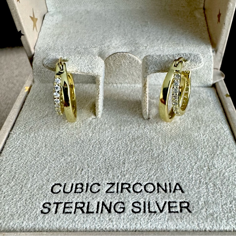 Rachel Zoe Gold Huggy Earrings